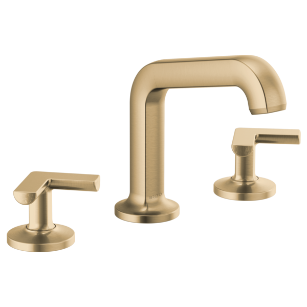Brizo Kintsu 65307LF Widespread Lavatory Faucet with Angled Spout - Less Handles 1.5 GPM