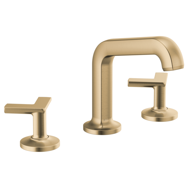 Brizo Kintsu 65307LF Widespread Lavatory Faucet with Angled Spout - Less Handles 1.5 GPM