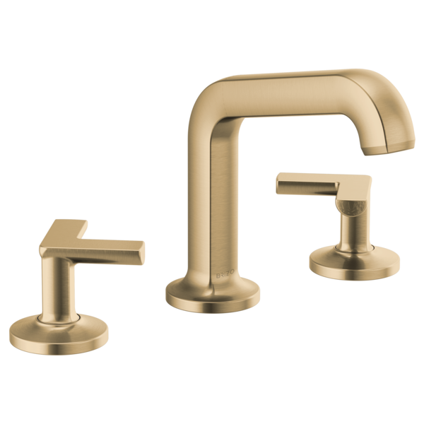 Brizo Kintsu 65307LF Widespread Lavatory Faucet with Angled Spout - Less Handles 1.5 GPM