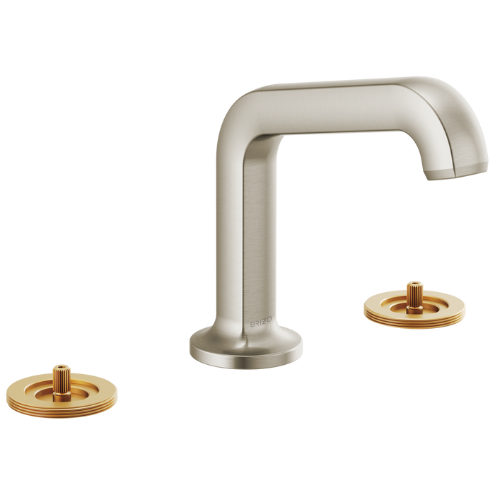 Brizo Kintsu 65307LF Widespread Lavatory Faucet with Angled Spout - Less Handles 1.5 GPM