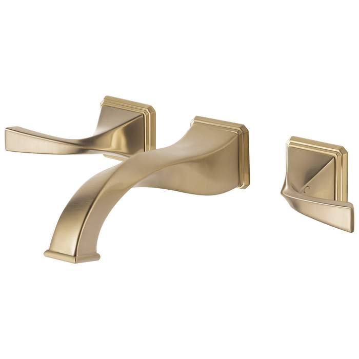 Brizo Virage 65830LF Two-Handle Wall Mount Lavatory Faucet 1.5 GPM
