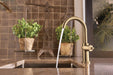 Brizo Litze 61044LF Bar Faucet with Arc Spout and Industrial Handle Kit, luxe gold - view 3