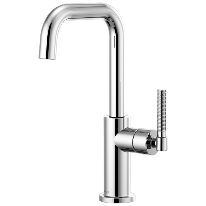 Brizo Litze 61053LF Bar Faucet with Square Spout and Knurled Handle Kit, chrome