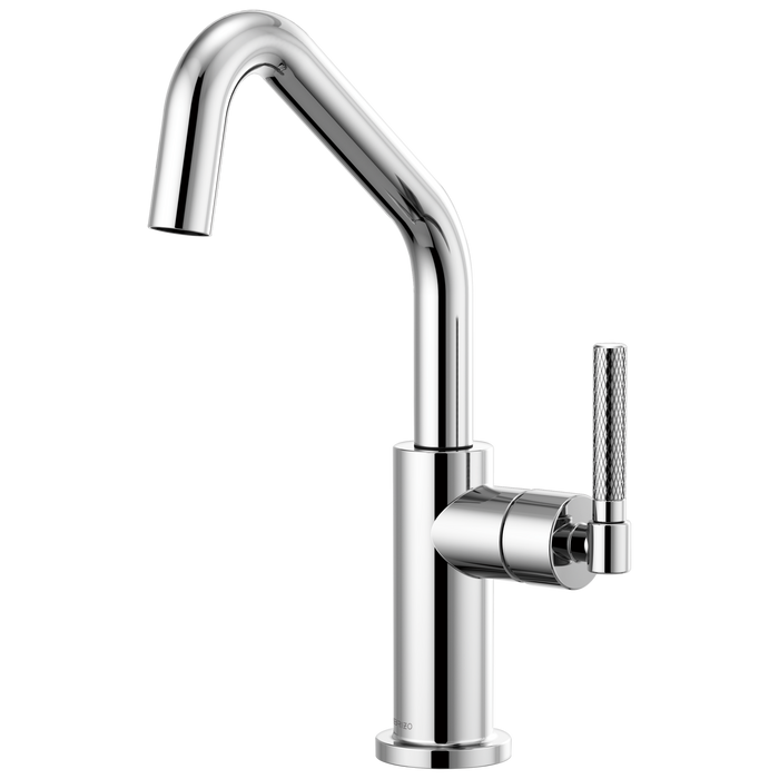 Brizo Litze 61063LF Bar Faucet with Angled Spout and Knurled Handle Kit, chrome