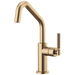 Brizo Litze 61063LF Bar Faucet with Angled Spout and Knurled Handle Kit, luxe gold