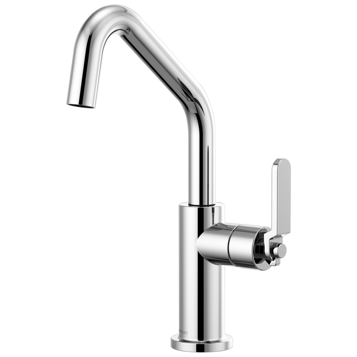 Brizo Litze 61064LF Bar Faucet with Angled Spout and Industrial Handle Kit, chrome