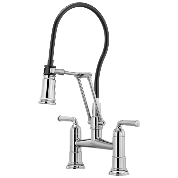 Brizo Rook 62274LF Articulating Bridge Faucet