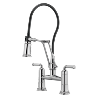 Brizo Rook 62274LF Articulating Bridge Faucet