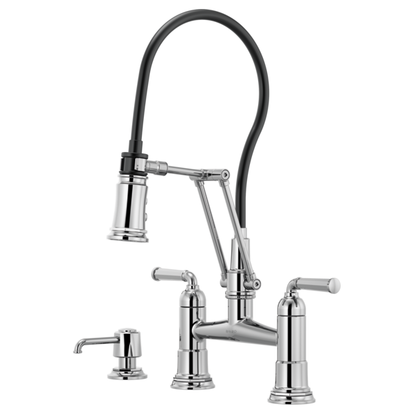 Brizo Rook 62274LF Articulating Bridge Faucet
