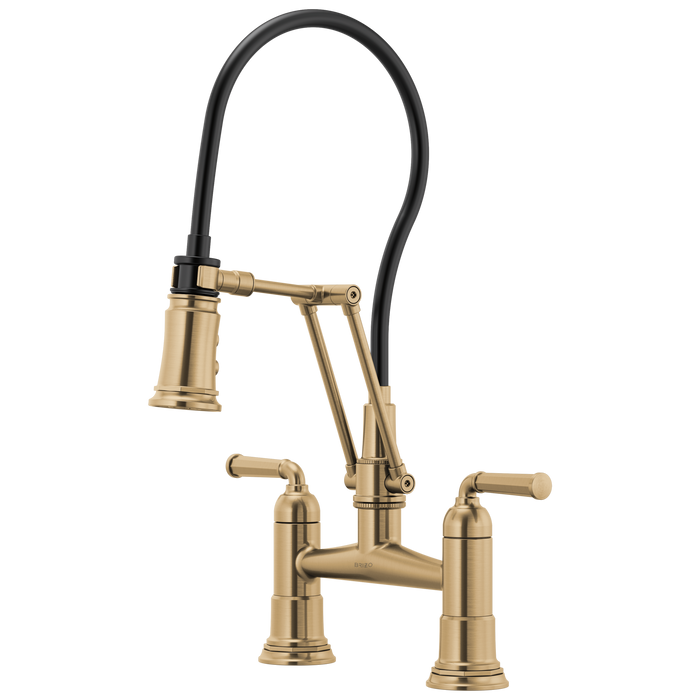 Brizo Rook 62274LF Articulating Bridge Faucet