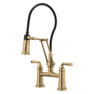 Brizo Rook 62274LF Articulating Bridge Faucet