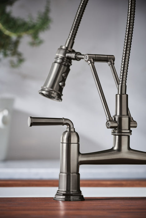 Brizo Rook 62274LF Articulating Bridge Faucet