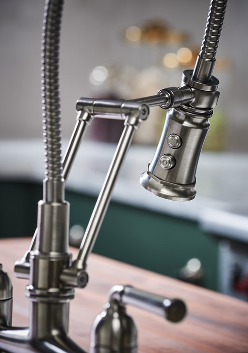 Brizo Rook 62274LF Articulating Bridge Faucet