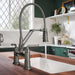 Brizo Rook 62274LF Articulating Bridge Faucet, luxe steel - view 5