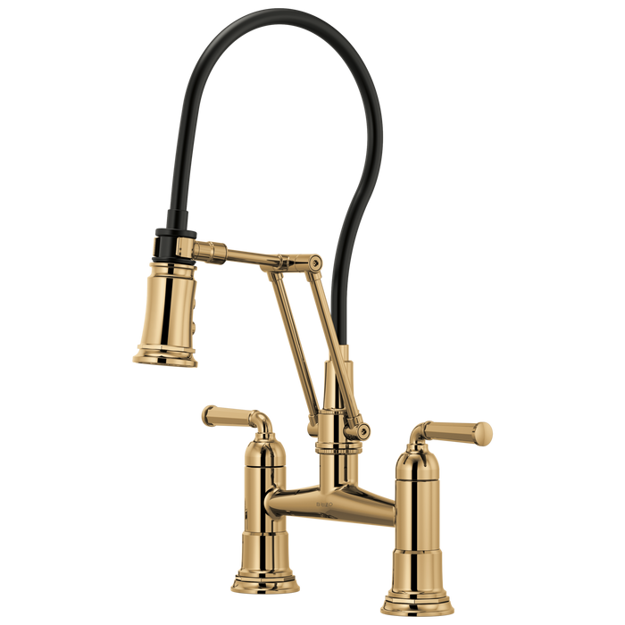 Brizo Rook 62274LF Articulating Bridge Faucet