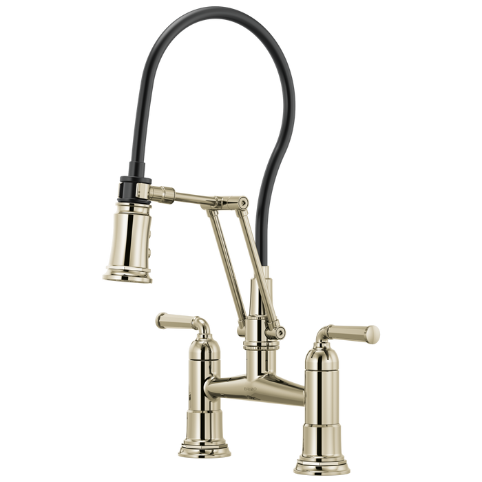 Brizo Rook 62274LF Articulating Bridge Faucet