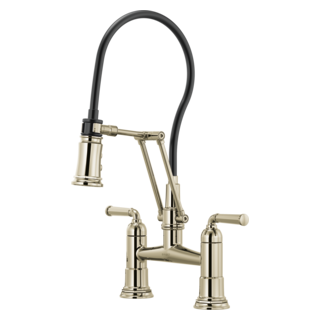 Brizo Rook 62274LF Articulating Bridge Faucet