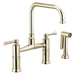 Brizo Artesso 62525LF Bridge Faucet with Side Sprayer, polished nickel - view 2
