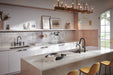 Brizo Tulham 62558LF Bridge Kitchen Faucet with Side Sprayer, matte black brilliance black onyx - view 2