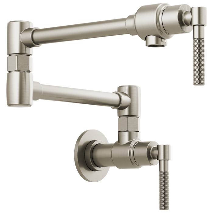 Brizo Litze 62843LF Wall Mount Pot Filler with Knurled Handle Kit