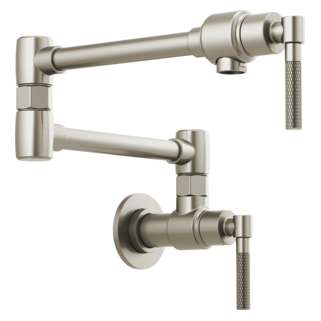 Brizo Litze 62843LF Wall Mount Pot Filler with Knurled Handle Kit