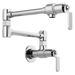 Brizo Litze 62844LF Wall Mount Pot Filler with Industrial Handle Kit, chrome - view 2