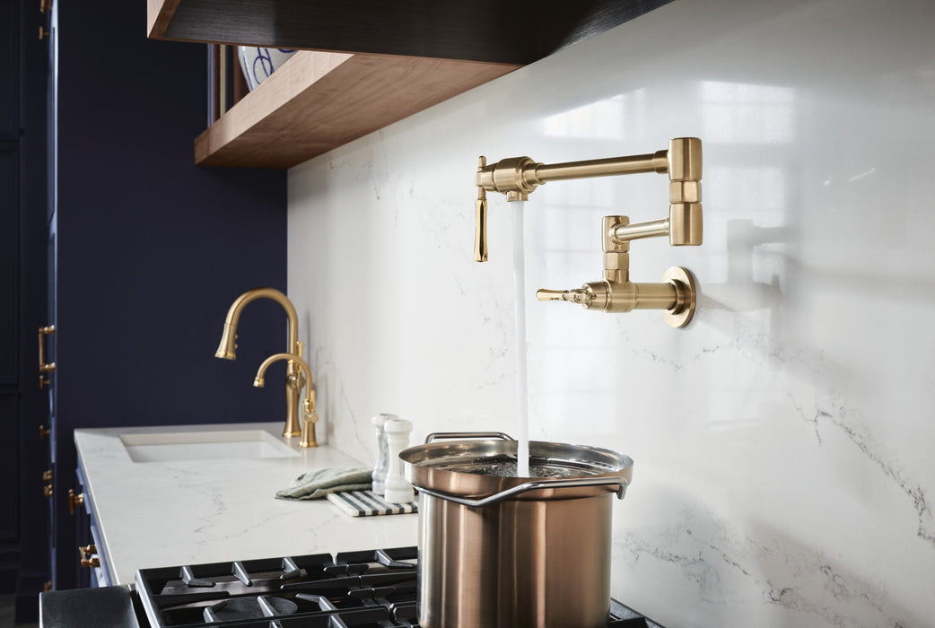 Brizo Tulham 62858LF Wall Mount Pot Filler