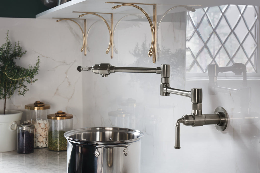 Brizo Rook 62874LF Wall Mount Pot Filler, luxe steel - view 4