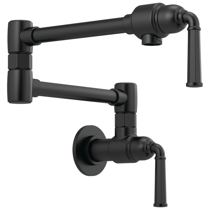 Brizo Rook 62874LF Wall Mount Pot Filler, matte black