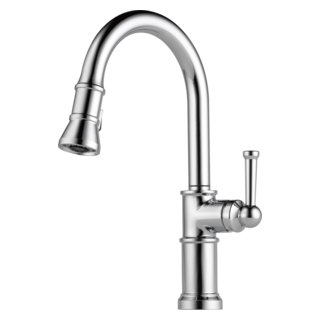 Brizo Artesso 63025LF Single Handle Pull-Down Kitchen Faucet, chrome - view 2