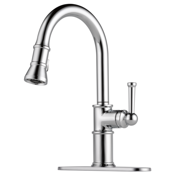 Brizo Artesso 63025LF Single Handle Pull-Down Kitchen Faucet, chrome - view 3