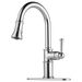 Brizo Artesso 63025LF Single Handle Pull-Down Kitchen Faucet, chrome - view 3