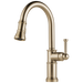 Brizo Artesso 63025LF Single Handle Pull-Down Kitchen Faucet, luxe gold