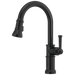 Brizo Artesso 63025LF Single Handle Pull-Down Kitchen Faucet, matte black