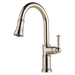 Brizo Artesso 63025LF Single Handle Pull-Down Kitchen Faucet, polished nickel - view 2