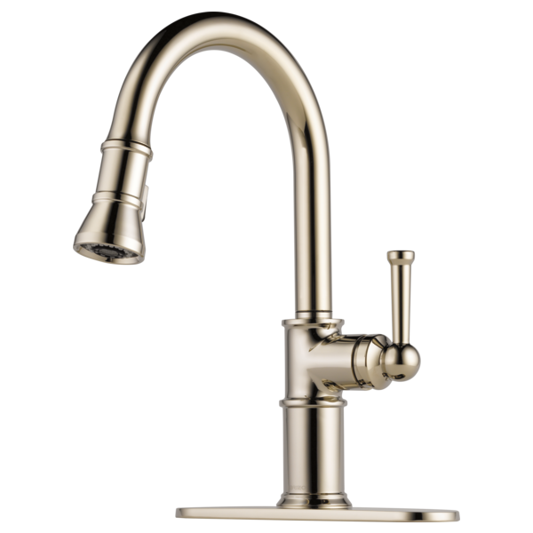 Brizo Artesso 63025LF Single Handle Pull-Down Kitchen Faucet, polished nickel - view 3