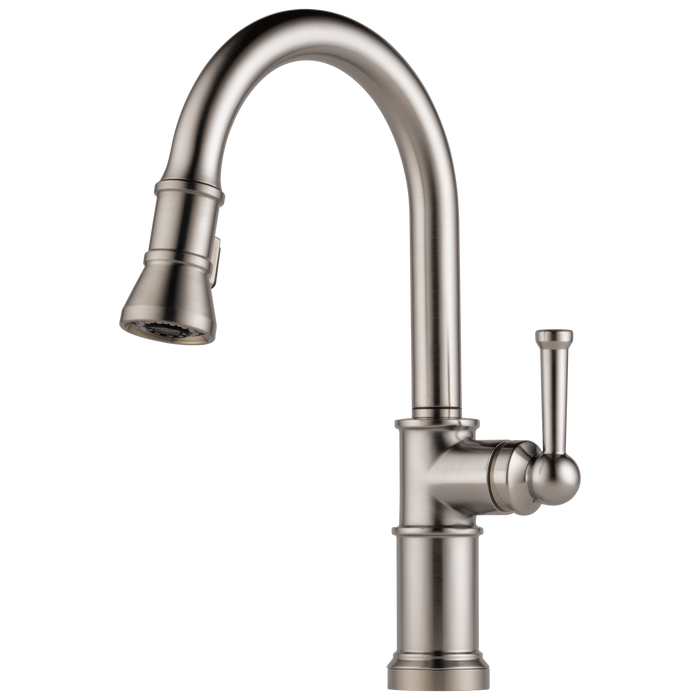 Brizo Artesso 63025LF Single Handle Pull-Down Kitchen Faucet, stainless