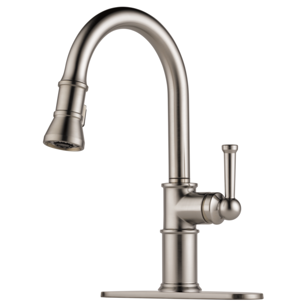 Brizo Artesso 63025LF Single Handle Pull-Down Kitchen Faucet, stainless - view 3