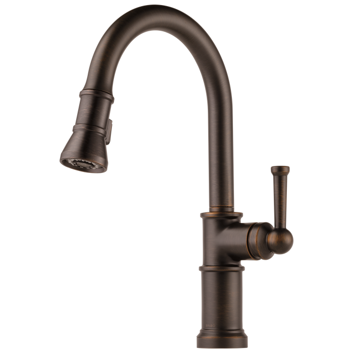 Brizo Artesso 63025LF Single Handle Pull-Down Kitchen Faucet, venetian bronze