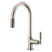 Brizo Litze 63043LF Pull-Down Faucet with Arc Spout and Knurled Handle, stainless - view 2
