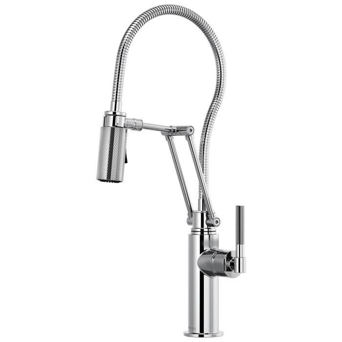 Brizo Litze 63143LF Articulating Faucet With Finished Hose, chrome