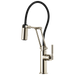 Brizo Litze 63243LF Articulating Faucet with Knurled Handle, polished nickel