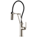 Brizo Litze 63244LF Articulating Faucet with Industrial Handle, stainless