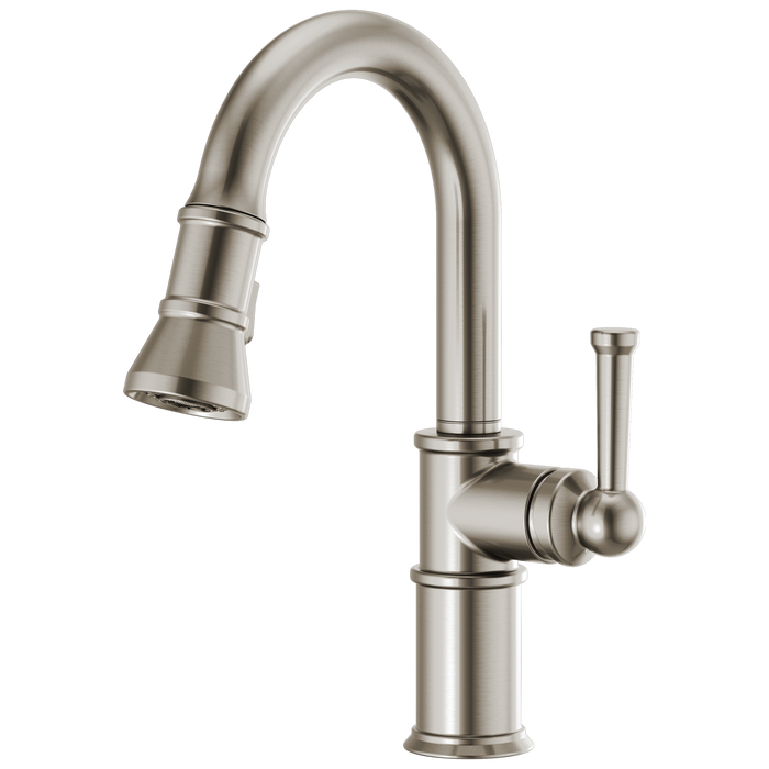Brizo Artesso 63925LF Pull-Down Prep Faucet, stainless