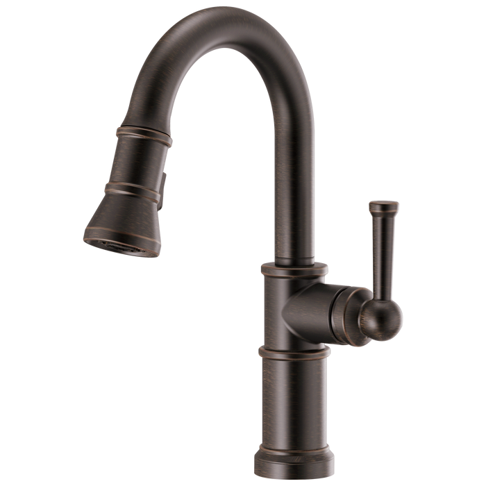Brizo Artesso 63925LF Pull-Down Prep Faucet, venetian bronze
