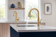 Brizo Rook 63974LF Pull-Down Prep Faucet, polished gold - view 3