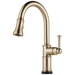 Brizo Artesso 64025LF Single Handle Pull-Down Kitchen Faucet with SmartTouch(R) Technology, luxe gold