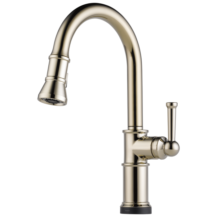 Brizo Artesso 64025LF Single Handle Pull-Down Kitchen Faucet with SmartTouch(R) Technology, polished nickel