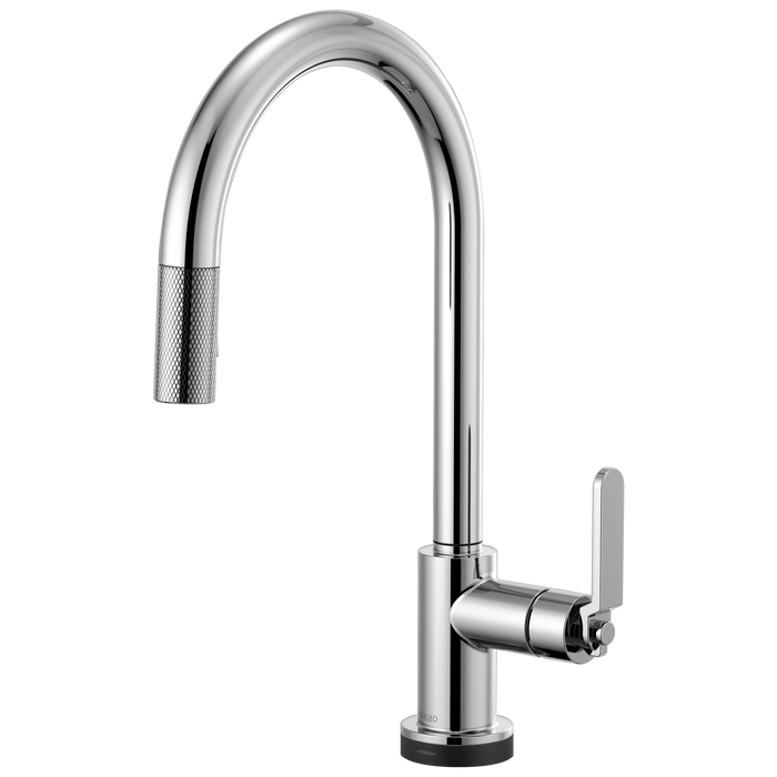 Brizo Litze 64044LF SmartTouch Pull-Down Kitchen Faucet with Arc Spout and Industrial Handle