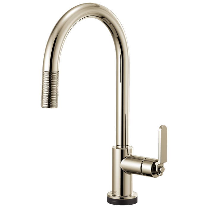 Brizo Litze 64044LF SmartTouch Pull-Down Kitchen Faucet with Arc Spout and Industrial Handle